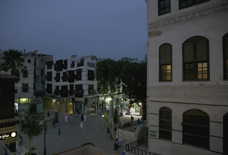Historic Jeddah at dusk